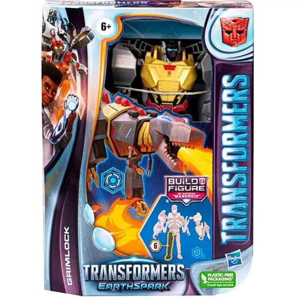 Transformers Earthspark Build Dr. Meridian "Mandroid" Grimlock Deluxe Action Figure (Pre-Order ships September)
