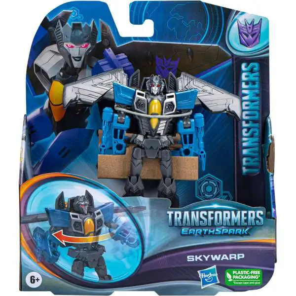 Transformers Earthspark Skywarp Warrior Action Figure