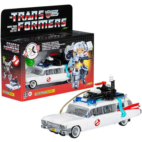 Transformers Ghostbusters Collaborative Mash Up! Ectotron Ecto-1 Action Figure [2024 Version] (Pre-Order ships May)