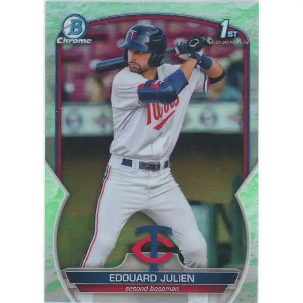 MLB Topps 2023 Bowman Chrome Prospects Lunar Glow Refractor Edouard Julien BCP-82 [Rookie, 1st Bowman]