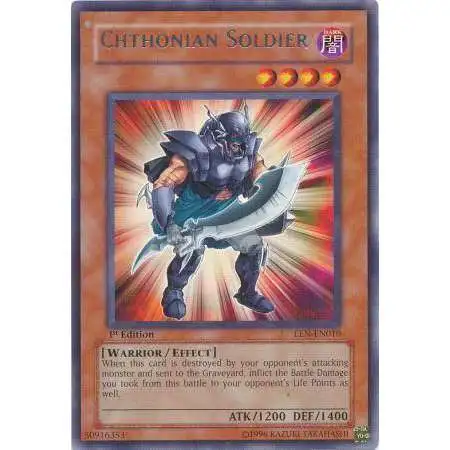 YuGiOh Elemental Energy Rare Chthonian Soldier EEN-EN010