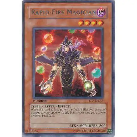 YuGiOh Elemental Energy Rare Rapid-Fire Magician EEN-EN019