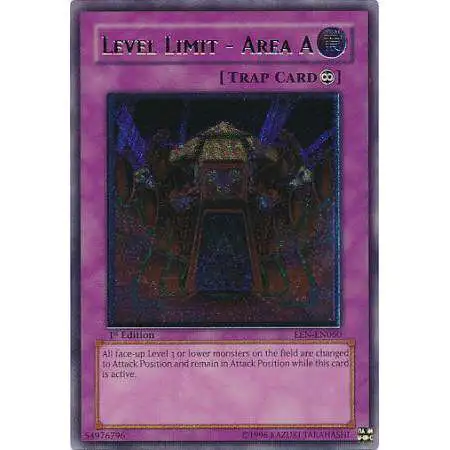 YuGiOh Elemental Energy Ultimate Rare Level Limit Area - A EEN-EN060 [Lightly Played (Unlimited)]