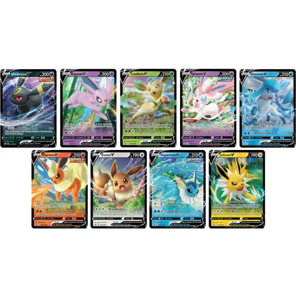 Pokemon Trading Card Game Eevee Evolutions Exclusive Premium Collection ...