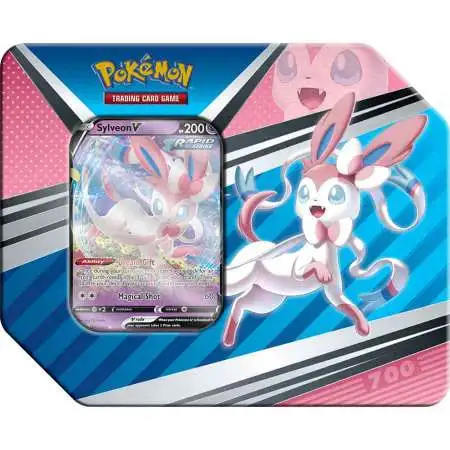 Pokemon V Heroes Sylveon Tin Set [5 Booster Packs & Foil Card]