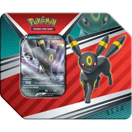 Pokemon V Heroes Umbreon Tin Set [5 Booster Packs & Foil Card]