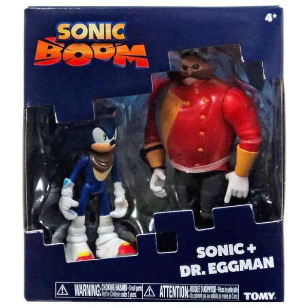 Sonic The Hedgehog Sonic Boom Dr. Eggman & Sonic Action Figure 2-Pack [Damaged Package]
