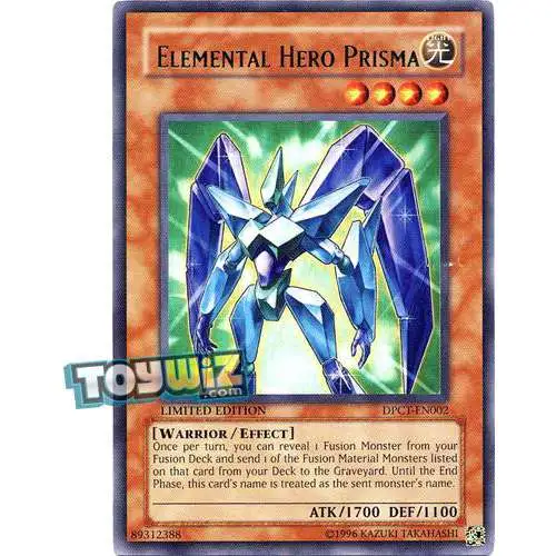 YuGiOh GX Trading Card Game 2008 Collector Tin Ultra Rare Elemental Hero Prisma DPCT-EN002