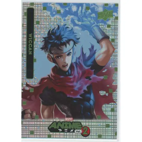 2023 Marvel Anime Volume 2 Wiccan #95 [Green Holo]