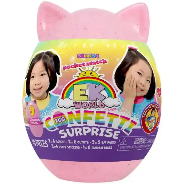 Ryan's World EK World Series 1 Confetti Surprise Egg Mystery Surprise