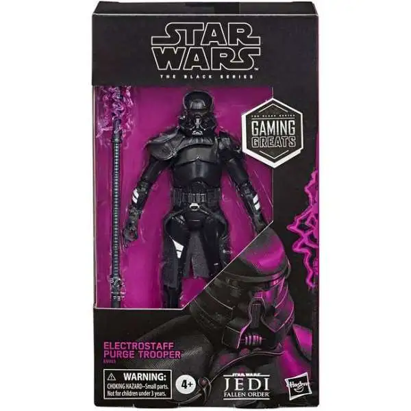 Star Wars Jedi: Fallen Order Black Series Electrostaff Purge Trooper Action Figure