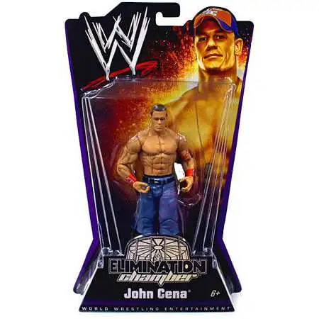 WWE Wrestling Elimination Chamber Series 1 John Cena Action Figure [Damaged Package]