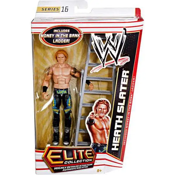 WWE Wrestling Elite Collection Series 16 Heath Slater Action Figure [Money in the Bank Ladder, Damaged Package]