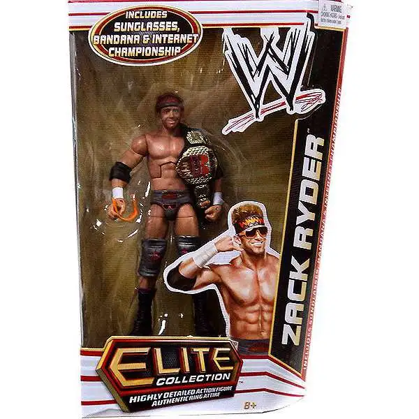 WWE Wrestling Elite Collection Series 17 Zack Ryder Action Figure