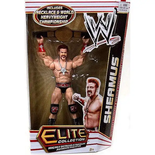 WWE Wrestling Elite Collection Series 17 Sheamus Action Figure [Necklace & World Heavyweight Championship Belt, Damaged Package]