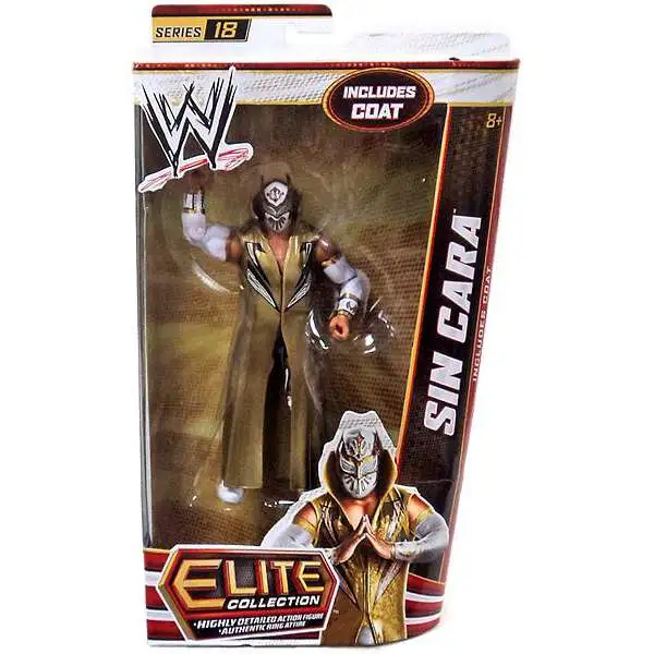 WWE Wrestling Elite Collection Series 18 Sin Cara Action Figure [Coat]
