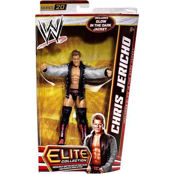 WWE Wrestling Elite Collection Series 20 Chris Jericho Action Figure [Glow in the Dark Jacket]
