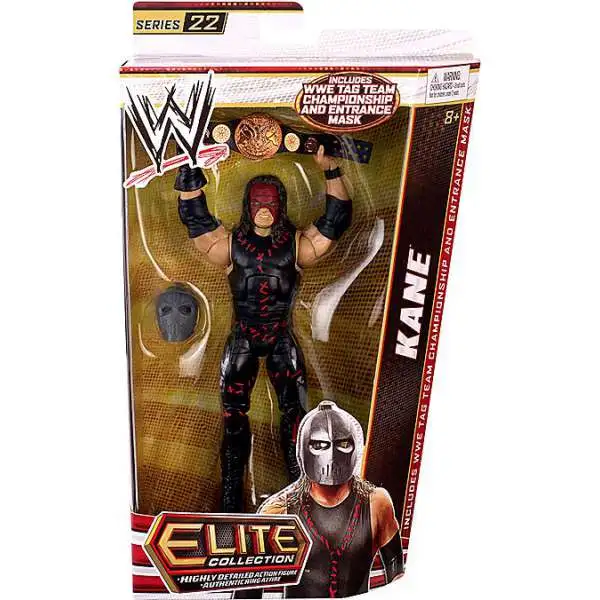 WWE Wrestling Elite Collection Series 22 Kane Action Figure [Tag Team Championship Belt & Entrance Mask]