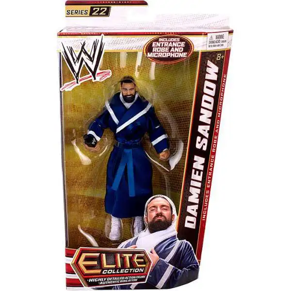 WWE Wrestling Elite Collection Series 22 Damien Sandow Action Figure [Entrance Robe & Microphone]