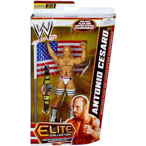 WWE Wrestling Elite Collection Series 23 Antonio Cesaro Action Figure [Flag & United States Championship Belt]