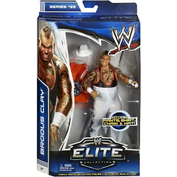 WWE Wrestling Elite Collection Series 25 Brodus Clay Action Figure [Pants, Shirt, Chain & Hat]