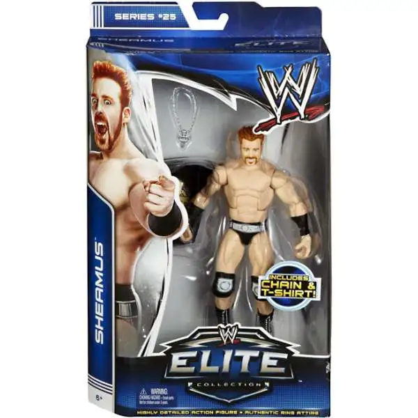 WWE Wrestling Elite Collection Series 25 Sheamus Action Figure [Chain & T-Shirt, Damaged Package]