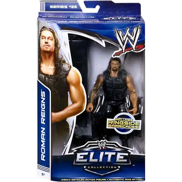 WWE Wrestling Elite Collection Series 26 Roman Reigns Action Figure [Ringside Barricades]