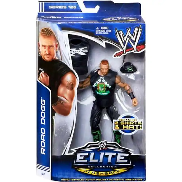 WWE Wrestling Elite Collection Series 26 Road Dogg Action Figure [Shirts & Hat, Damaged Package]