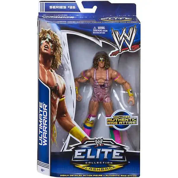 WWE Wrestling Elite Collection Series 26 Ultimate Warrior Action Figure [Authentic Ring Attire]