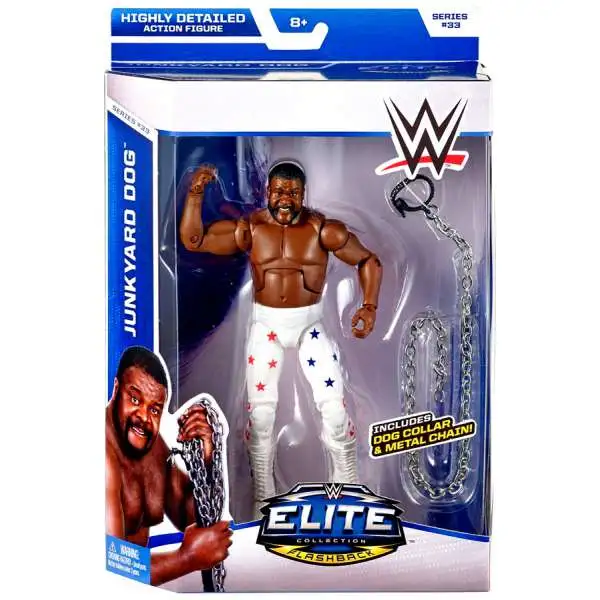 WWE Wrestling Elite Collection Series 33 Junkyard Dog Action Figure [Dog Collar & Metal Chain]