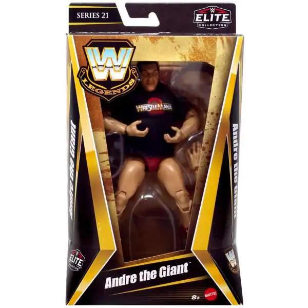 WWE Wrestling Elite Collection Series 21 Andre The Giant Action Figure [Wrestlemania T-Shirt, Red Shorts]
