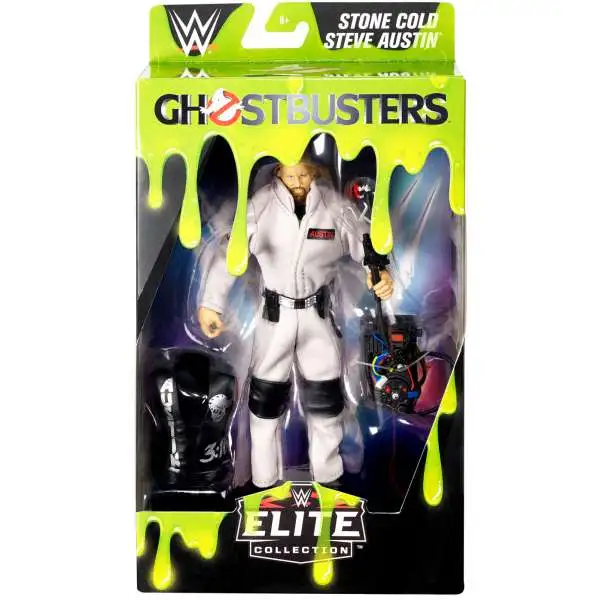WWE Wrestling Elite Collection Ghostbusters Stone Cold Steve Austin Exclusive Action Figure