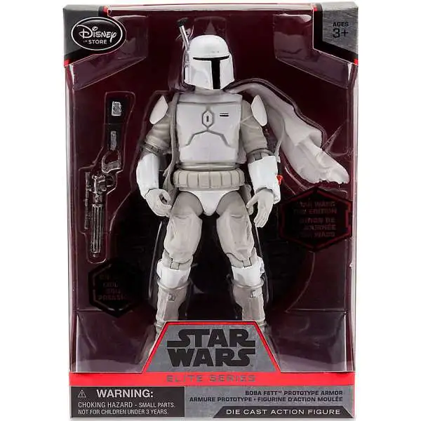 Disney Star Wars Elite Boba Fett in White Prototype Armor 7-Inch Diecast Figure