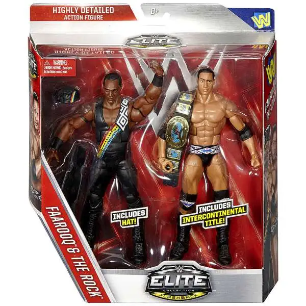 WWE Wrestling Battle Pack Flashback Faarooq & The Rock Exclusive Action Figure 2-Pack [Nation of Domination, Damaged Package]