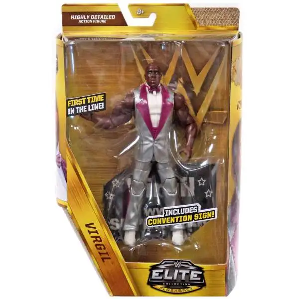 WWE Wrestling Elite Collection Flashback Virgil Action Figure [Convention Sign!]