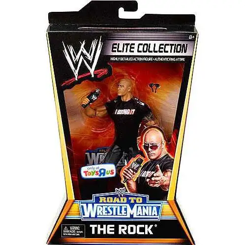 WWE Wrestling Elite Collection WrestleMania 27 The Rock Exclusive Action Figure