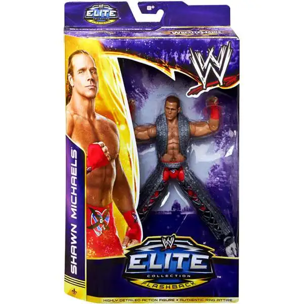 WWE Wrestling Elite Collection Flashback Shawn Michaels Action Figure