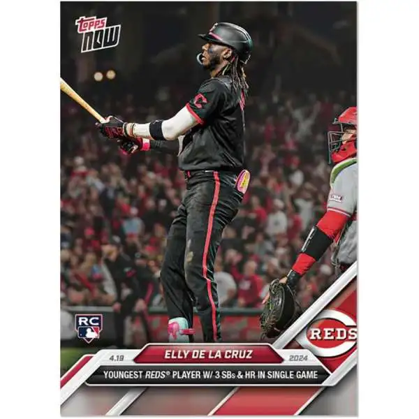 MLB Cincinatti Reds 2024 NOW Baseball Elly De La Cruz #95 [Rookie]