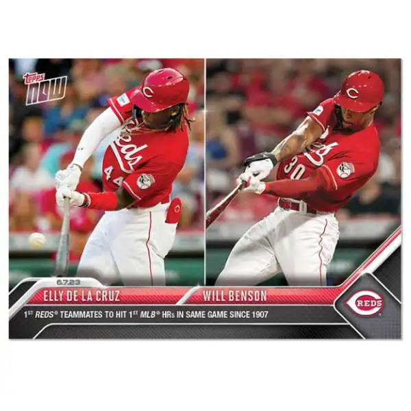 MLB Cincinatti Reds 2023 Topps Now Baseball Single Card Elly De La