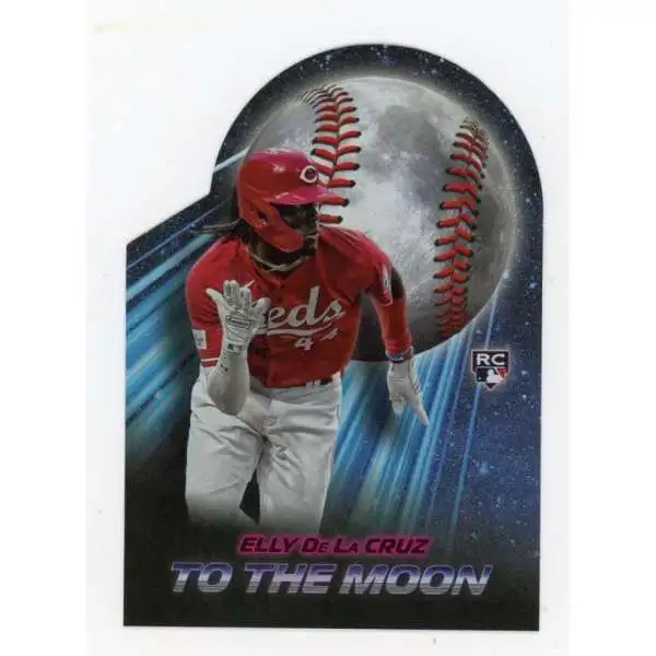 MLB Cincinatti Reds 2024 Topps Big League Baseball To the Moon Die-Cut Elly De La Cruz TM-1 [Rookie]