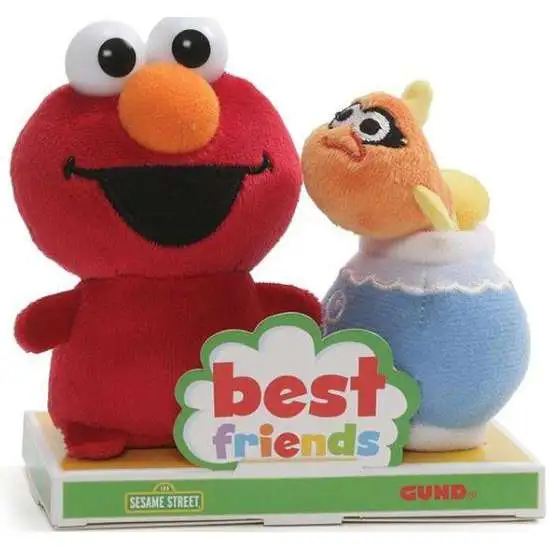 Sesame Street Best Friends BFF Elmo & Dorothy 4-Inch Plush Set
