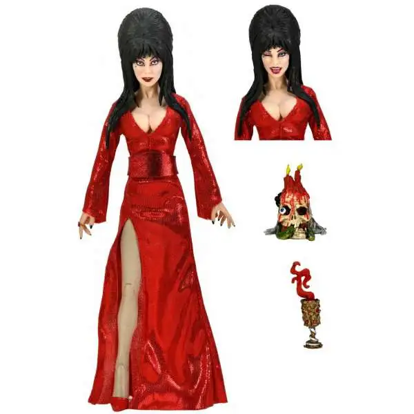 NECA Elvira Clothed Action Figure [Red Dress]