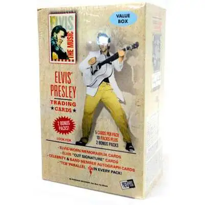 Elvis Presley Elvis: The Music Trading Card Value Box