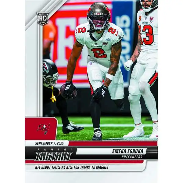 NFL Tampa Bay Buccaneers 2025 Instant Football Emeka Egbuka #53 [Rookie]