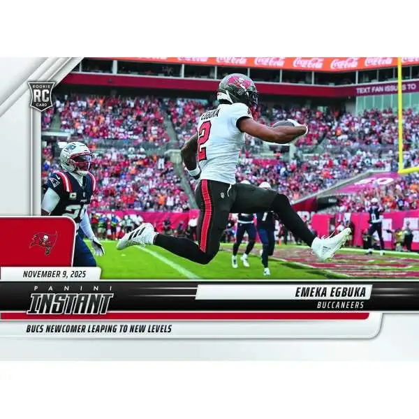 NFL Tampa Bay Buccaneers 2025 Instant Football Emeka Egbuka #214 [Rookie]