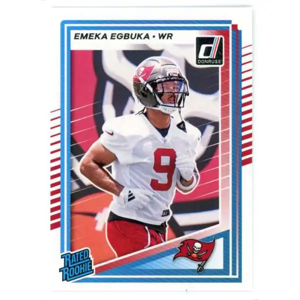 NFL 2025 Panini Donruss Football Rated Rookies Emeka Egbuka #375