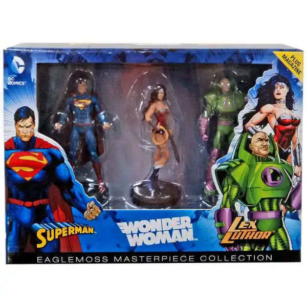 DC Masterpiece Collection Superman, Wonder Woman & Lex Luthor Collectible Figure