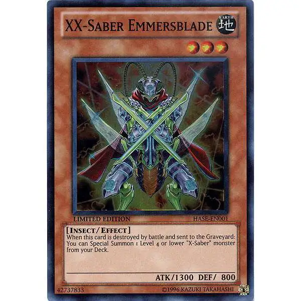 YuGiOh YuGiOh 5D's Hidden Arsenal Special Edtion Super Rare XX-Saber Emmersblade HASE-EN001