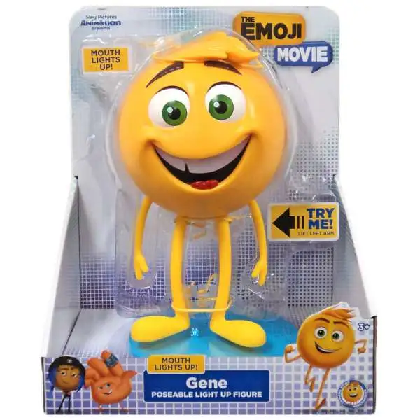 The Emoji Movie Poseable Light Up Gene 8-Inch Figure