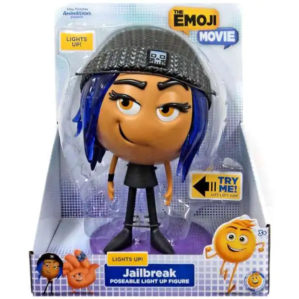 The Emoji Movie Poseable Light Up Jailbreak 8-Inch Figure